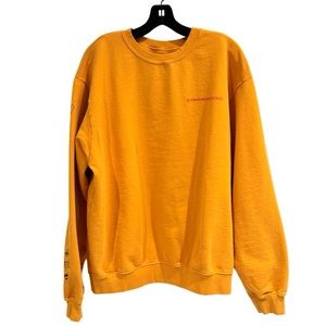 Chrome Hearts Matty Boy Call Me Crewneck Sweatshirt Yellow L